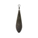 Грузило BRAIN Long Cast текстурное покрытие "Camo Black" 70g