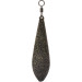 Грузило BRAIN Long Cast текстурное покрытие "Camo Black" 80g
