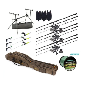 ECLIPSE PHANTOM CARP 3.6m + CARP MAX 5000 + ECLIPSE 3D 1000m 0.35mm + ECLIPSE 1035F + ECLIPSE SNF