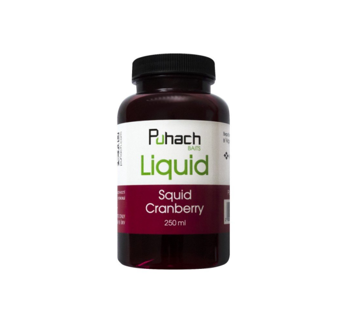 Puhach Baits Liquid 250 ml - Squid Сranberry