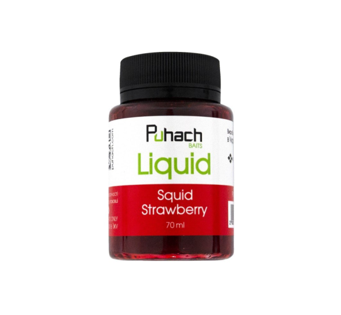 Puhach Baits Liquid 70 ml - Squid Strawberry