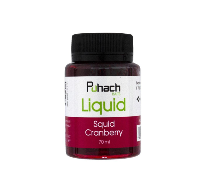 Puhach Baits Liquid 70 ml - Squid Сranberry