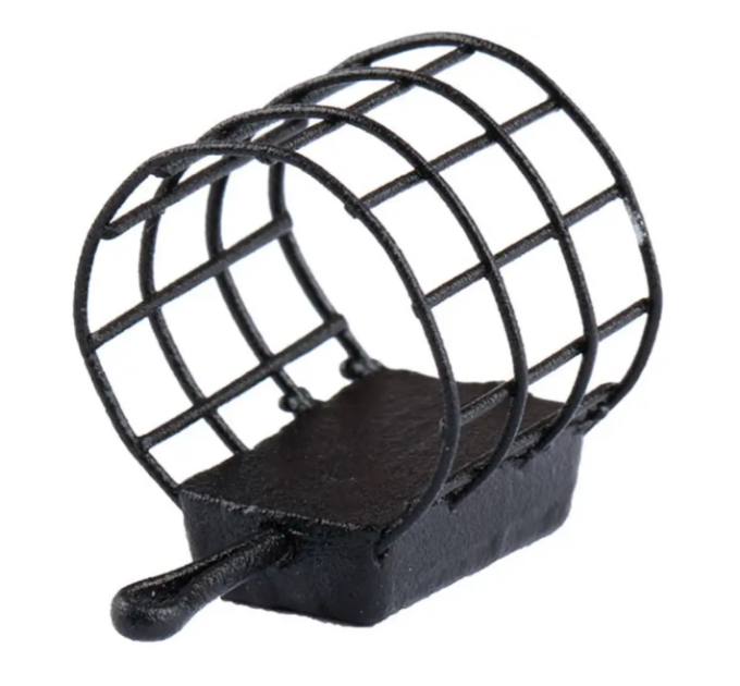 Кормушка Brain фідерна XS 3x10 слотів фарбована (к:чорний) 15g