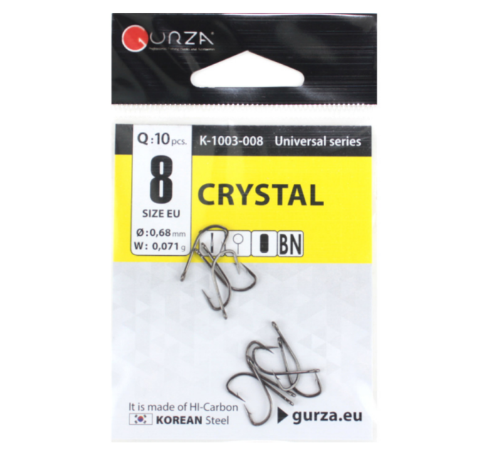 Крючок GURZA CRYSTAL RING BN #4