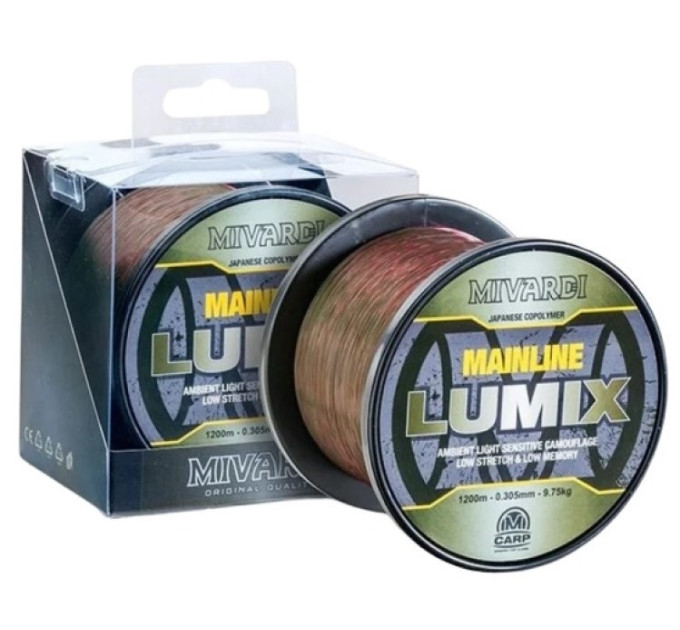 Волосінь Mivardi Lumix Mainline 0.305mm 1200m 9,75 kg