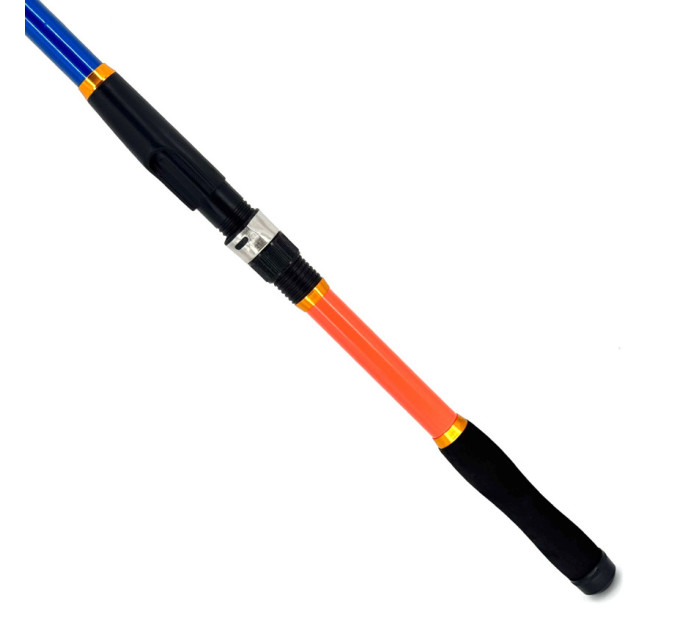 Удилище спиннинговое Trekker 2.7m 80-120g, двойная ручка, оранжевый