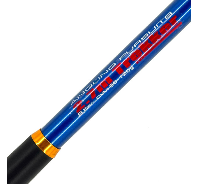 Удилище спиннинговое Trekker 2.7m 80-120g, двойная ручка, оранжевый
