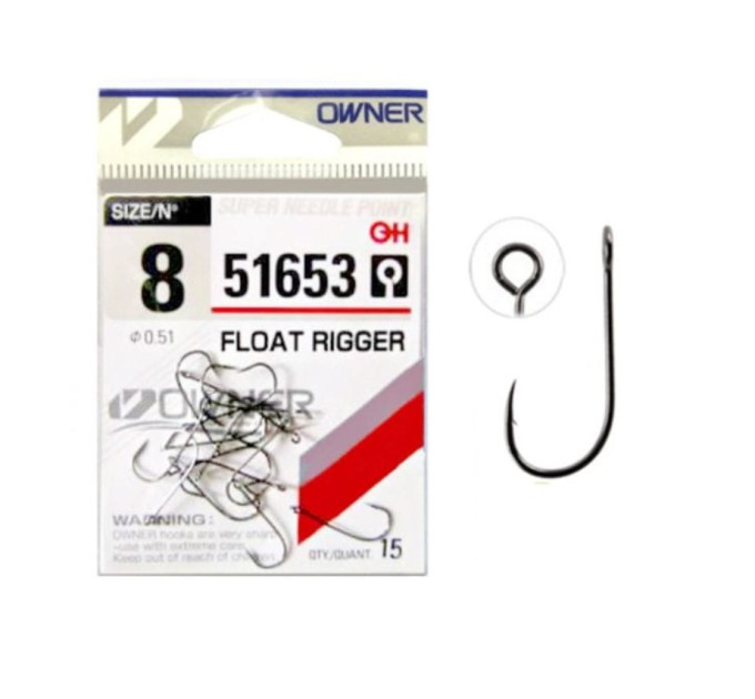 Гачок OWNER Float Rigger №08 51653-10