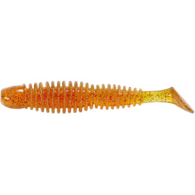 Силикон Reins Bubbling Shad 3" 566 Motor Oil Red Flake (8 шт/уп.)