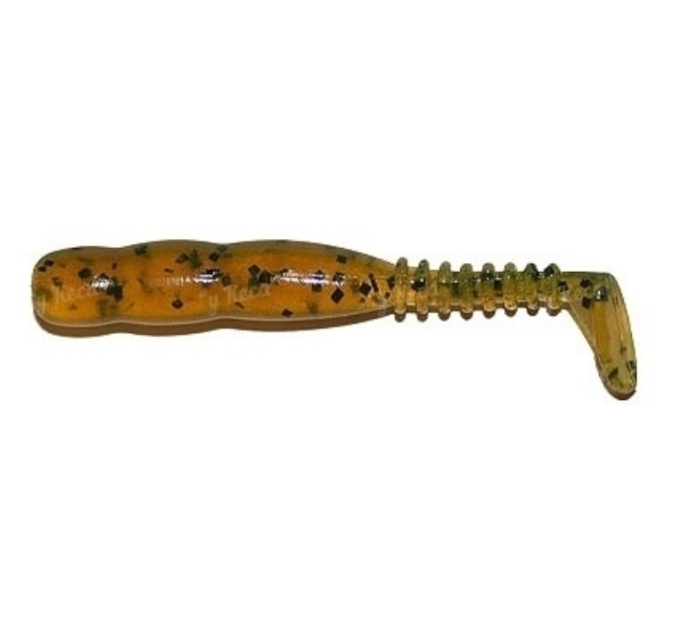 Силикон Reins Rockvibe Shad 3" 429 Motor Oil Pepper (15 шт/уп.)