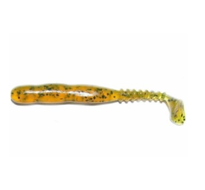 Силикон Reins Rockvibe Shad 3" 429 Motor Oil Pepper (15 шт/уп.)