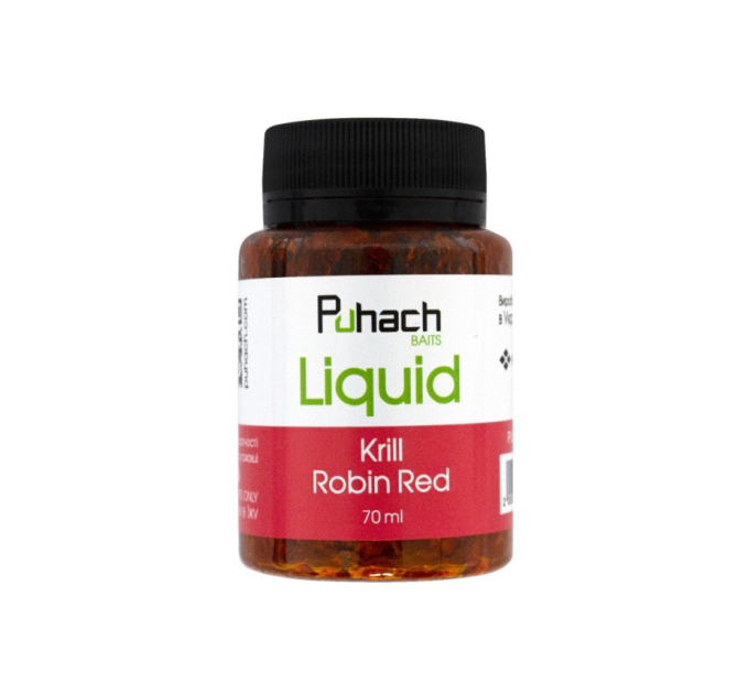 Puhach Baits Liquid 70 ml - Krill Robin Red