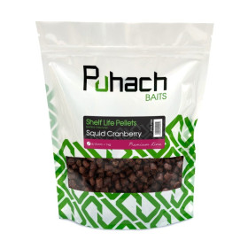 Puhach Baits SHELF LIFE Pellets - Squid Сranberry  12+14 mm 1kg
