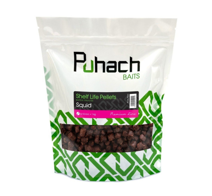Puhach Baits SHELF LIFE Pellets - Squid 12+14 mm 1kg
