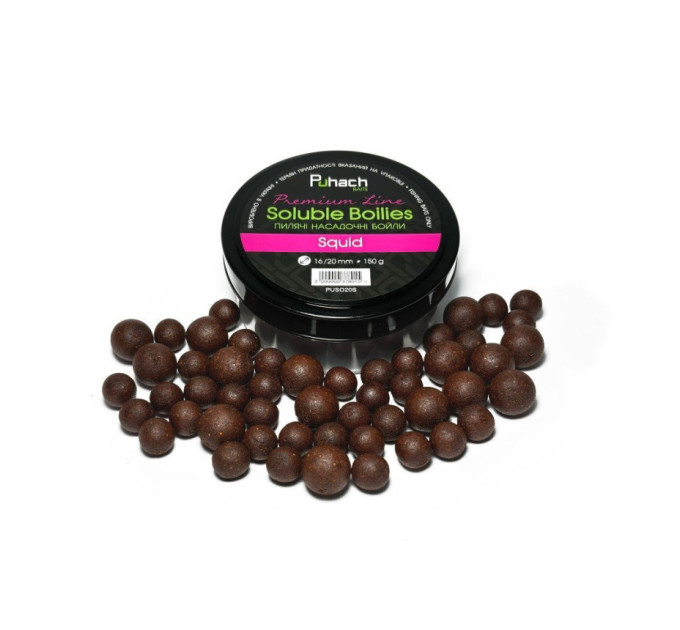 Puhach Baits Premium Line Soluble Boilies 16/20 mm - Squid