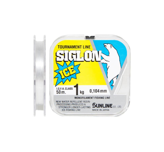 Леска зимняя SUNLINE Siglon ICE 50m #1.0 0.165mm 3.0kg