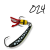 Блесна Лыжа Ac'curat 21 гр #024