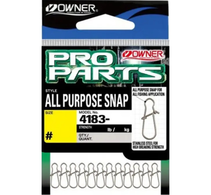 Застежка Owner All Purpose Snap P-02 №00 nickel