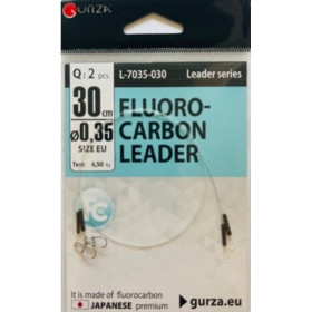 Поводок GURZA Fluorocarbon Leader 30см #0.60 (2шт)