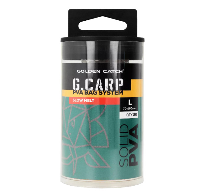 ПВА система завантаження пакетів GC G.Carp PVA Bait Bag System 70 x 160 мм L (20шт)