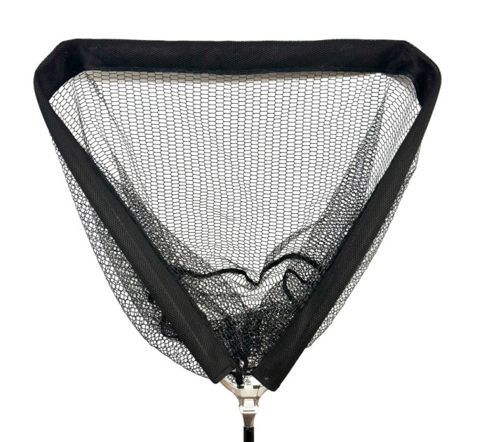 Подсак BREEZE HB002-250802 треугольный 80см, крупная прорезиненная сетка, ручка тескоп
