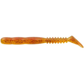 Силікон Reins Rockvibe Shad 3" 566 Motor Oil Red Flake (15 шт/уп.)