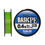 Шнур Sunline Basic PE 150m (Light Green) #1.0/0.171mm 16lb/7.7kg