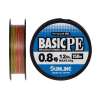 Шнур Sunline Basic PE 150m (Multi Color) #1.0/0.171mm 16lb/7.7kg