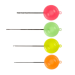 Набор рыболовный Brain Bait Needles Set 3 иглы и 1 сверло