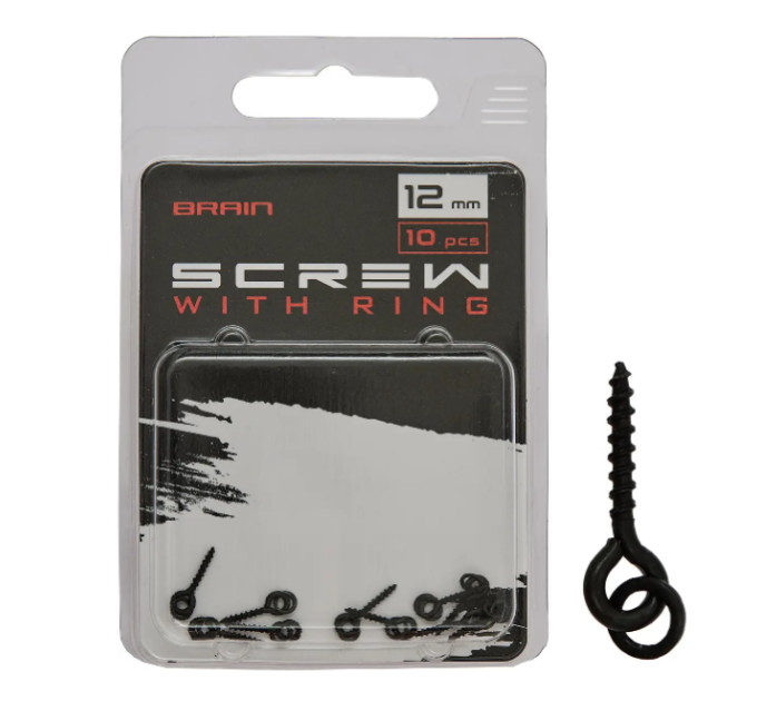 Винт для бойлов Brain Screw With Ring 12mm (10 шт/уп) SGCA-8026-12