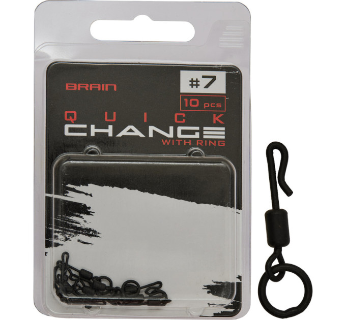 Вертлюг Brain Quick Change With Ring #7 (10 шт/уп) SGCA-8021-7