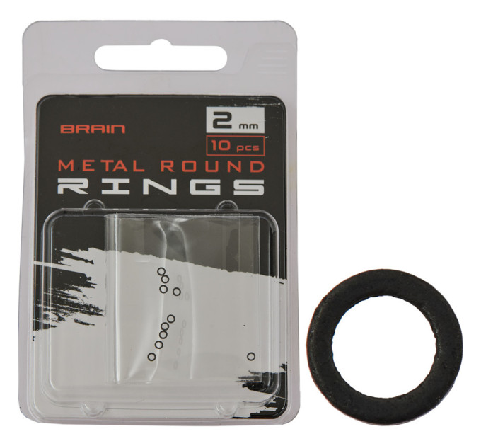 Кольцо Brain Metal Round Rings 2mm (10 шт/уп) SGQS-8017-1
