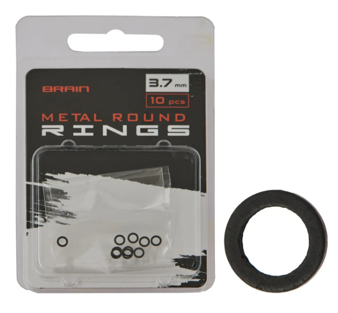 Кольцо Brain Metal Round Rings 3.7mm (10 шт/уп) SGQS-8017-3