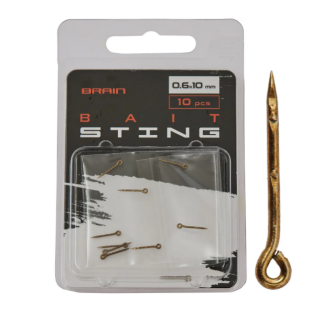 Стопора для бойлов Brain Bait Sting 0.6x10mm (10 шт/уп) SGXA-ST02H-5