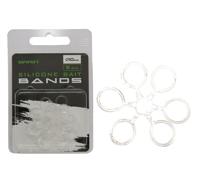 Монтаж Brain Silicone Bait Bands L diam 10mm (5 шт/уп) SGCRS-301