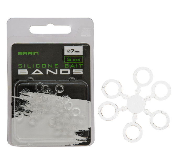 Монтаж Brain Silicone Bait Bands M diam 7mm (5 шт/уп) SGCRS-302