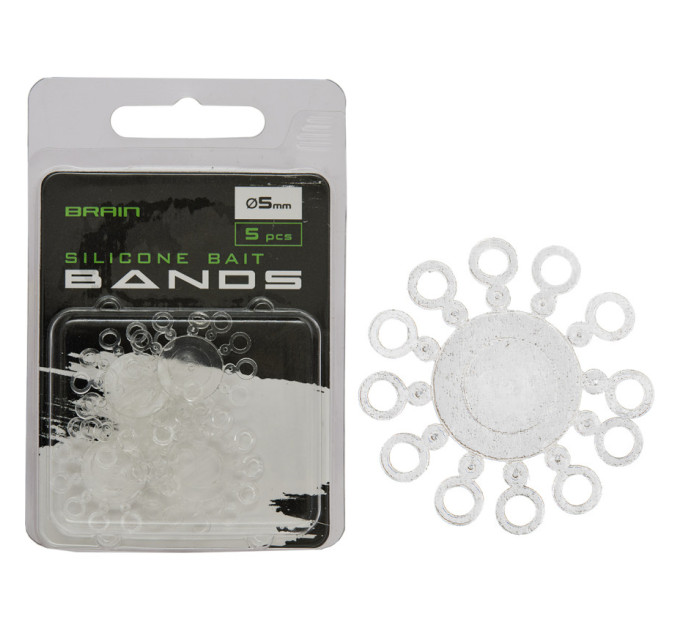 Монтаж Brain Silicone Bait Bands S diam 5mm (5 шт/уп) SGCRS-303