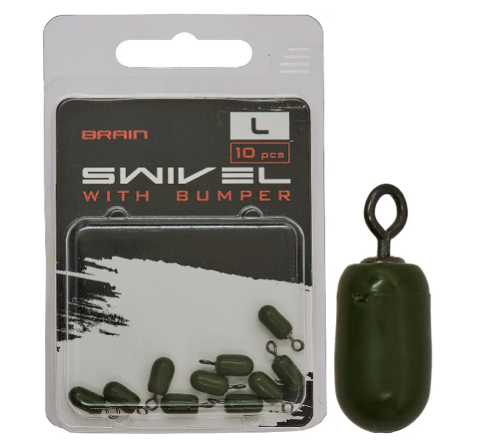 Вертлюг Brain Swivel With Bumper L (10 шт/уп) SGXA-9292L