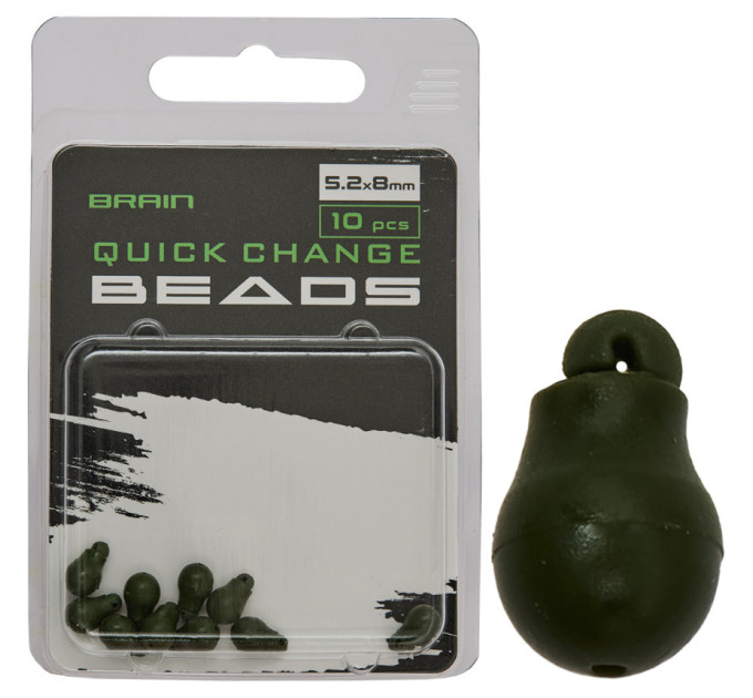 Конектор Brain Quick Change Beads 5.2x8mm (10 шт/уп) SGXA-9291-SS