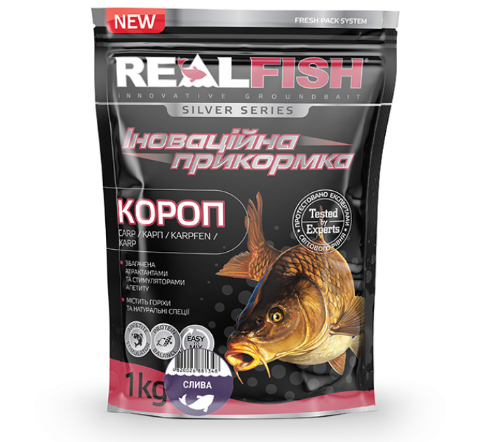 Прикормка Real Fish КОРОП СЛИВА