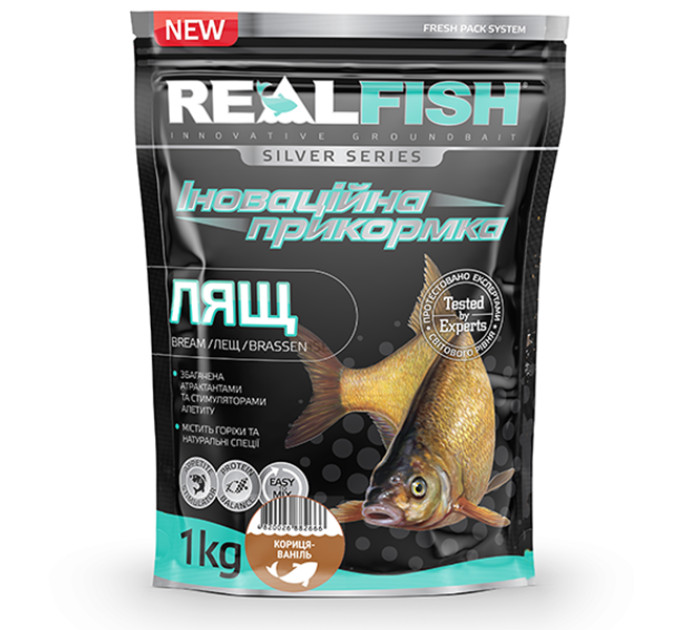 Прикормка Real Fish ЛЕЩ КОРИЦА-ВАНИЛЬ