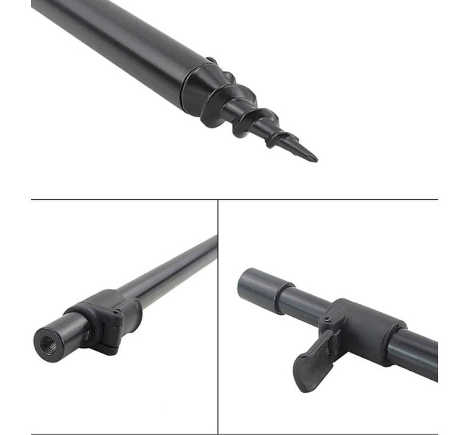 Стойка World4Carp телескопическая винтовая 60-105см