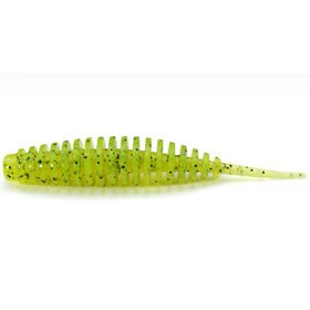 Силікон FishUp Tanta 1" (12 pcs), #055-Chartreuse Black