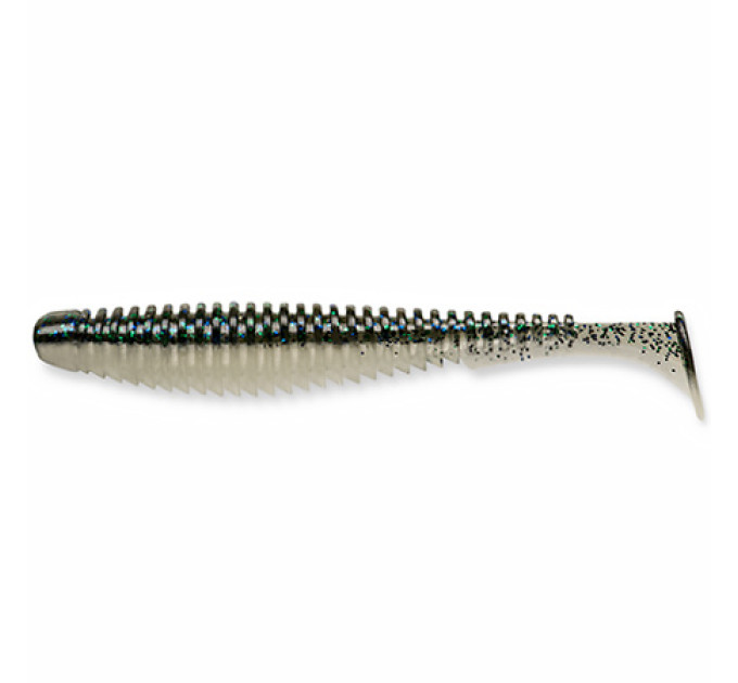 Силікон FishUp U-Shad 4" (8pcs.), #201 - Bluegill/Pearl
