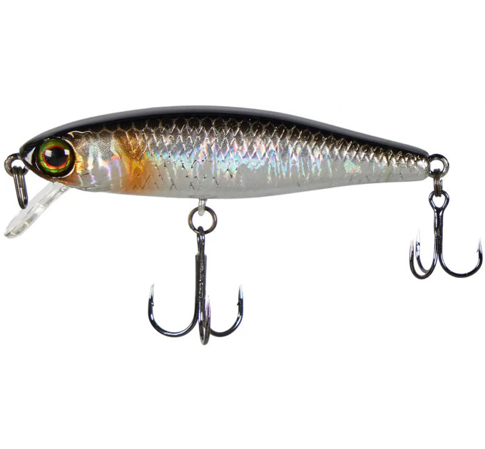 Воблер JACKALL Tiny Fry 50SP 50mm 2.7g HL Silver & Black