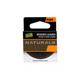 Поводковый материал FOX Naturals Braided Leader 20м 50lb
