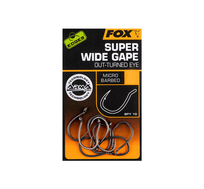 Крючок FOX Edges Armapoint Super Wide Gape Outturned Eye №4