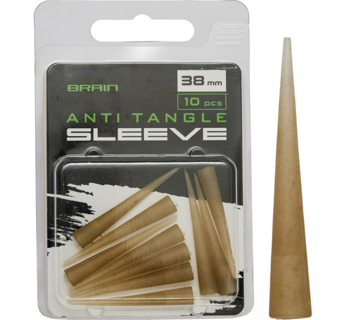 Противозакручиватель Brain Anti Tangle Sleeve 38mm (10 шт/уп) Brown SGXA-CA08-4