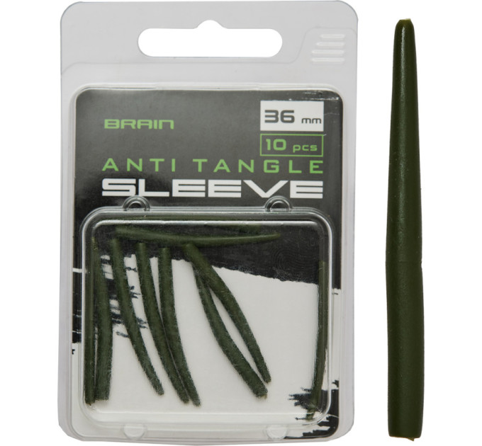 Противозакручиватель Brain Anti Tangle Sleeve 36mm (10 шт/уп) Green SGXA-904720