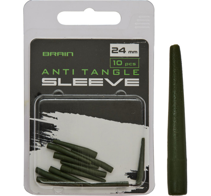 Противозакручиватель Brain Anti Tangle Sleeve 24mm (10 шт/уп) Green SGXA-904721